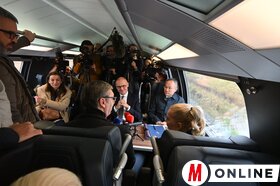 Elindult a gyorsvonat Belgrádból Szabadkára
