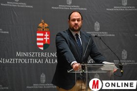 Nacsa Lőrinc, a Miniszterelnökség nemzetpolitikáért felelős államtitkára/Fotó: Ótos András
