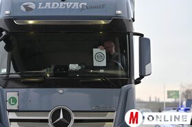 Kamionblokád Horgoson