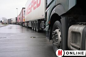 Kamionblokád Horgoson