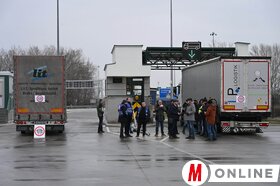 Kamionblokád Horgoson