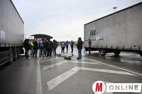 Kamionblokád Horgoson