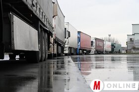 Kamionblokád Horgoson