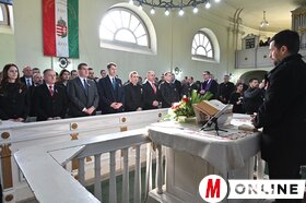 Kossuth-emlékszoba avatása és istentisztelet Bácskossuthfalván