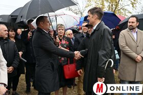 Kosztolányi Dezső mellszobrának felavatása Ludason