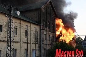 Leégett a malom Szenttamáson