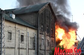 Leégett a malom Szenttamáson