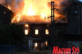 Leégett a malom Szenttamáson