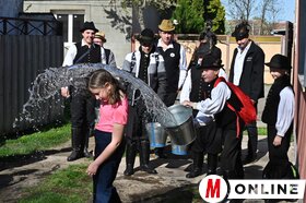 Locsolkodás, húsvét Temerin