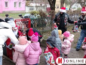 Motoros Mikulások Kishegyesen 