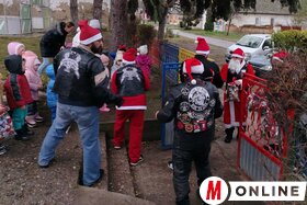 Motoros Mikulások Kishegyesen 