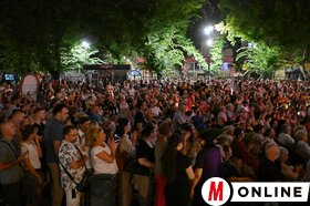 Szabadtéri hangverseny a szabadkai Zsinagógában