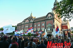 Tüntetés Szabadkán