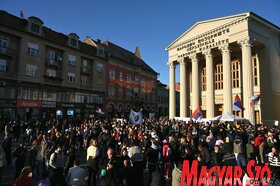Tüntetés Szabadkán