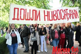 Tüntetés Szabadkán