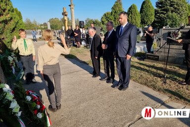 Magyarkanizsán is megemlékeztek (Puskás Károly felvétele)