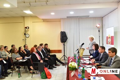 A javasolt intézkedések egyebek között az újságírói szakma presztízsének erősítését hivatottak szolgálni – tájékoztatott Kabók Erika (Molnár Edvárd felvétele)