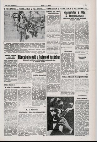 Szabó Attila 1973-ban készült fényképe a Magyar Szóban a bal felső sarokban látható, fotó: Szabó Attila Szabó Attila 1973-ban készült fényképe a Magyar Szóban a bal felső sarokban látható, fotó: Szabó Attila