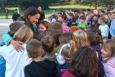 A köztársasági elnök Fejér vármegyében (Fotó: MTI)
