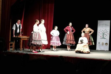 A nemesmiliticsi néptáncosok (Fotó: Sipos Erzsébet)