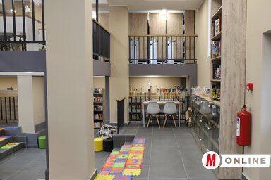 Az új könyvtár a felújított épületben (Lakatos János felvétele)