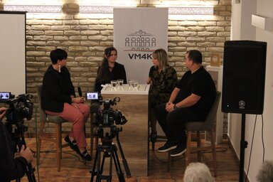 Mind a két filmnek a VM4K-ban volt az első nyilvános vetítése, fotó:  Vajdasági Magyar Képző-, Kutató- és Kulturális Központ