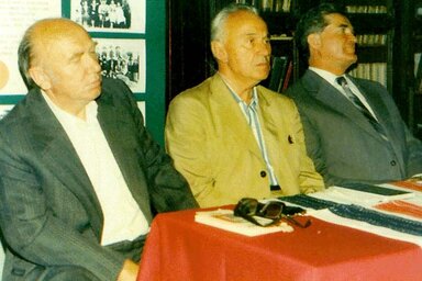 Fehér Ferenc, Herceg János és Czine Mihály, fotó: Arcanum