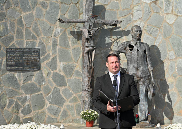 Fremond Árpád a jövőbeli harcok szükségességét hangsúlyozta felszólalásában (Ótos András felvétele)