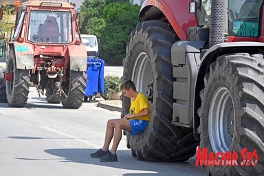 Egy korábbi útzárlaton készült a fotó (Fotó: Ótos András)