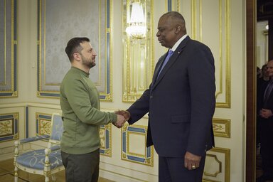 Lloyd Austin Washington támogatásáról biztosította Ukrajnát (Fotó: Beta)