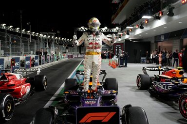 Verstappen a Las Vegas-i utcákon sem talált legyőzőre (Fotó: Beta/AP)