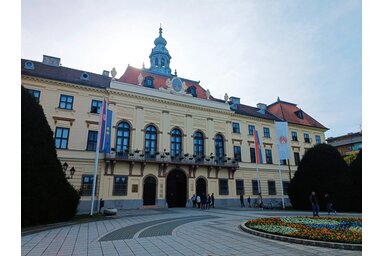 A zombori Megyeháza (A szerző felvétele)