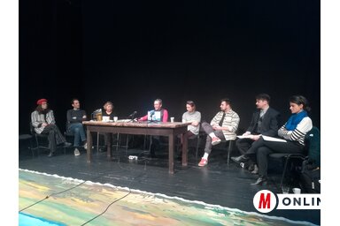 A Nyári Mozi Színházi Közösség sajtótájékoztatóján, fotó: Lukács Melinda