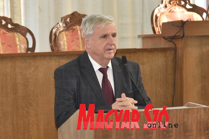 Czeglédi Rudolf polgármester (Gergely Árpád fotója)