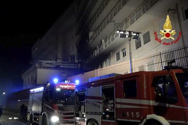 Italian Firefighters Via AP