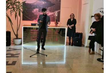 A megnyitó pillanatai, fotó: Herceg Elizabetta