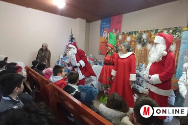 Megérkezett a Télapó (Fotó: Kancsár Izabella felvétele)