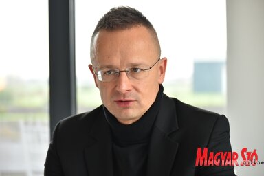 Szijjártó Péter (Molnár Edvárd felvétele)