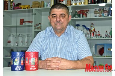 Cseri Zoltán, a péterrévei Sweetsystem Kft. tulajdonosa, fotó: Gergely Árpád