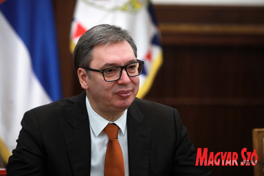 Aleksandar Vučić (Fotó: Beta)