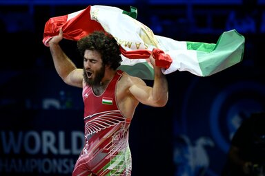 Muszukajev Iszmail révén 24 év után született magyar szabadfogású aranyérem (Fotó: MTI)