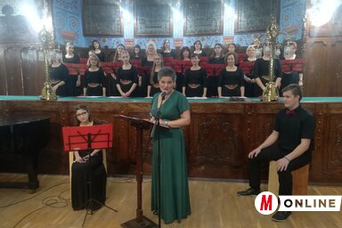 A Pro Musica női kara a szabadkai Városházán, fotó: Lukács Melinda