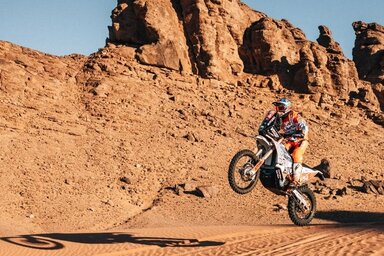 A szervízcsapat nélkül versenyző pilótáknak fenntartott Original Motul kategóriában a második helyen zárta az idei Dakar Rali prológját Gyenes Emánual szatmárnémeti versenyző, fotó: Facebook