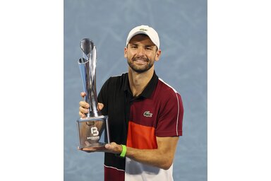 A veterán Grigor Dimitrov nyerte a 2024-es esztendő első ATP-serlegét (Fotó: Beta/AP)