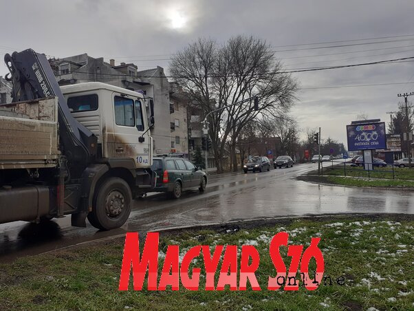 Temerinből kihelyezhetnék a tehergépjármű-forgalmat (Fotó: Fúró Dénes felvétele