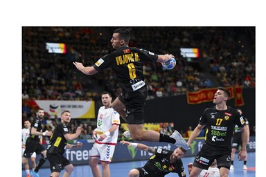 Miloš Vujović hét gólt lőtt a szerbeknek (Fotó: Beta)