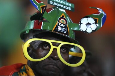 A mindig csinos dél-afrikai szurkolók szomorúak maradtak