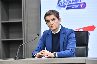 Ana Brnabić (Fotó: Beta)