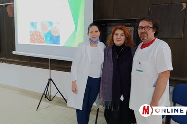 Dr. Vesna Radić szülész-nőgyógyász, dr. Illés Csilla igazgatónő és dr. Cservenák Péter szülész-nőgyógyász(Kazinczy Paszterkó Diana fotója)