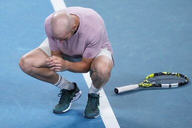 Đoković következő ellenfele a 20. helyen kiemelt Mannarino lesz, aki pénteken nagy csatát vívott az amerikai Sheltonnal (Fotó: Beta/AP)